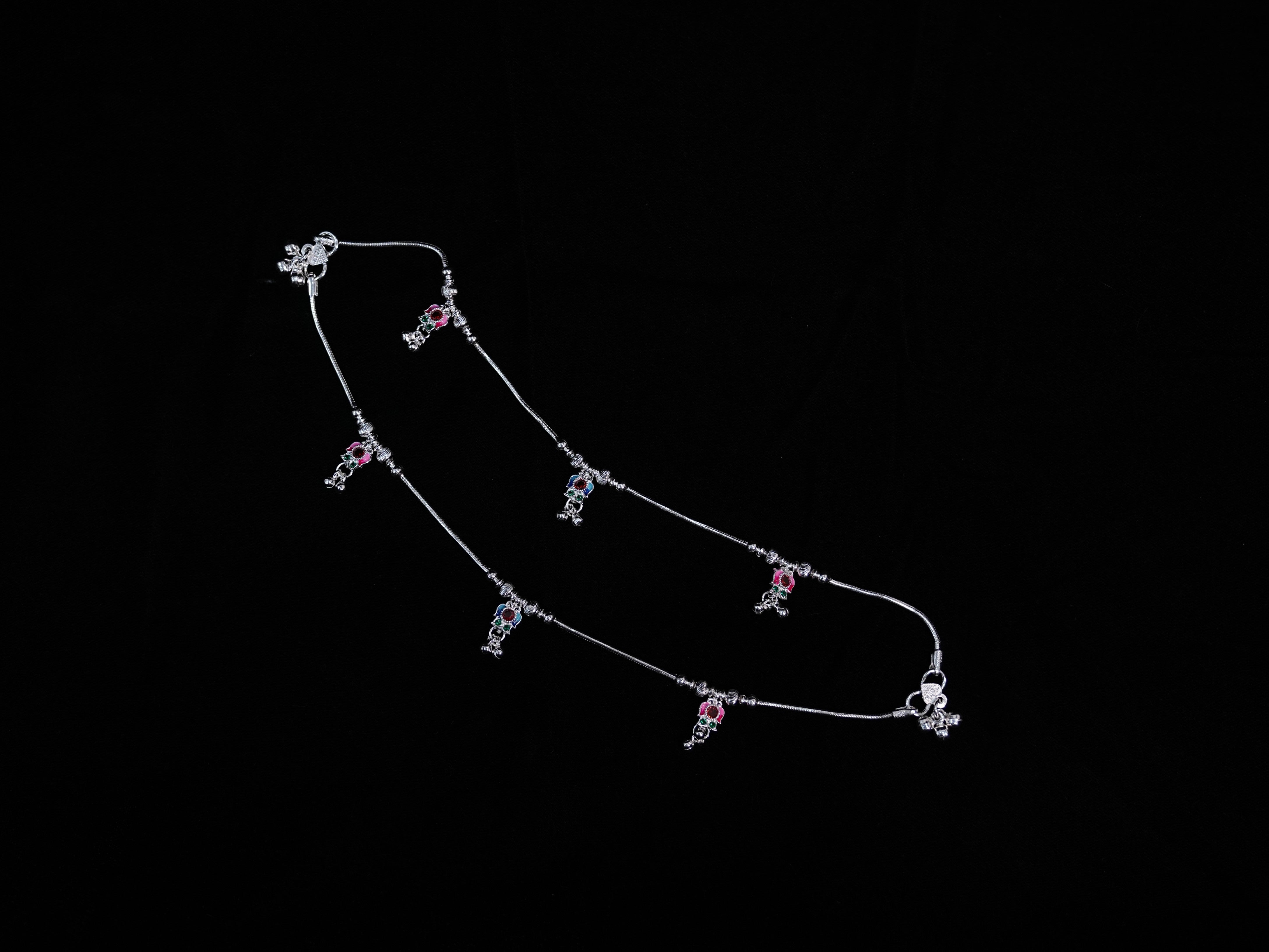 Rounded Hanging Casting Anklet